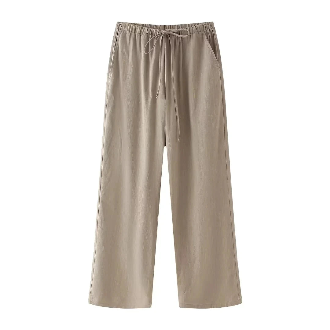 Women’s Casual Linen 2-Piece Set