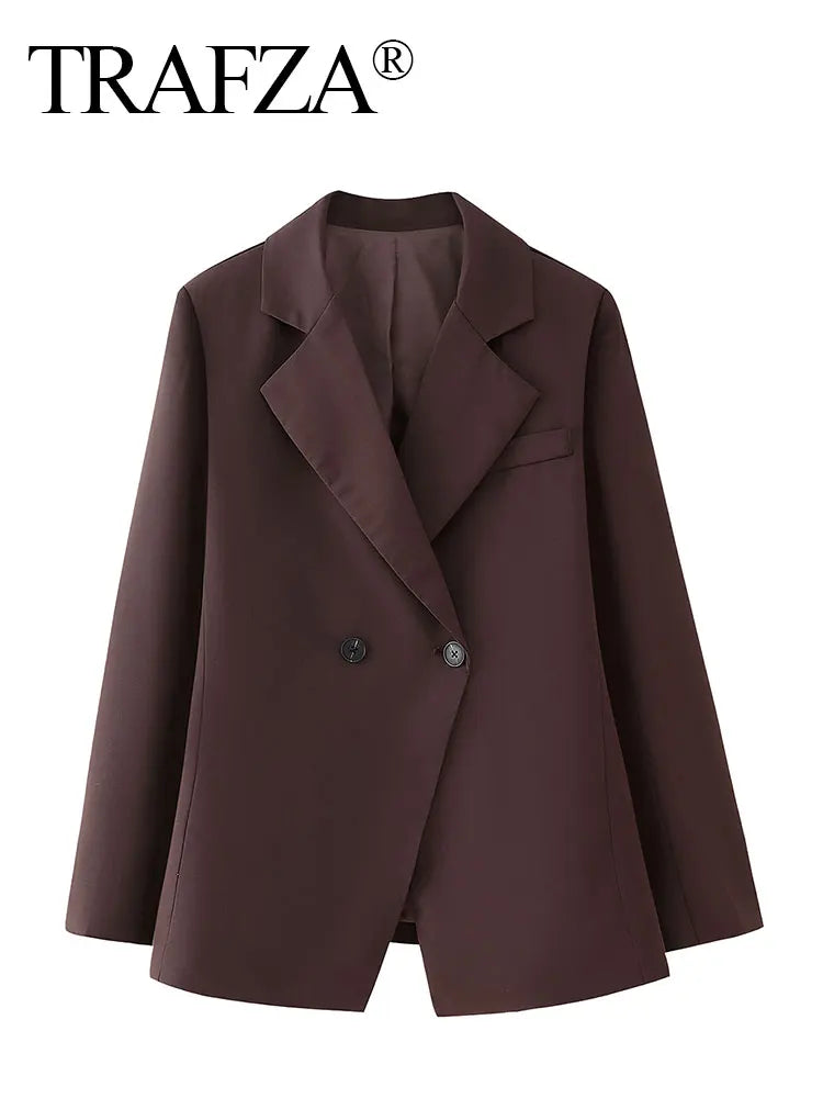 Women’s Elegant Lapel Blazer Jacket